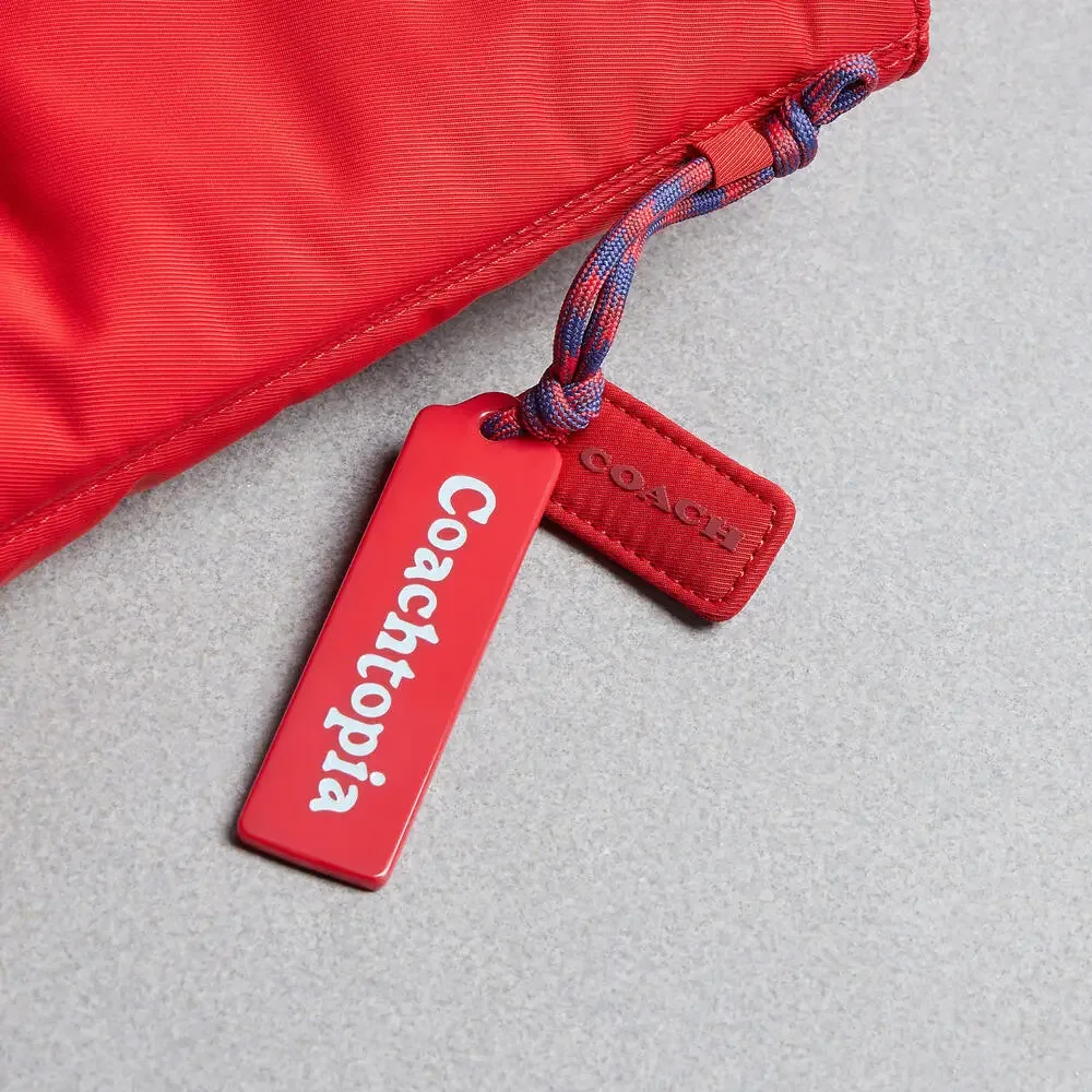 ❤️ Coach‎ NWT Coachtopia Red Loop Small Tote With Heart Appliqué - Picture 4 of 12